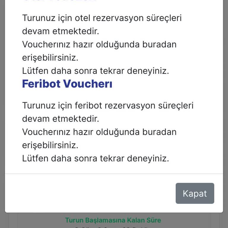 Feribotlines Firması Tur Şikayeti