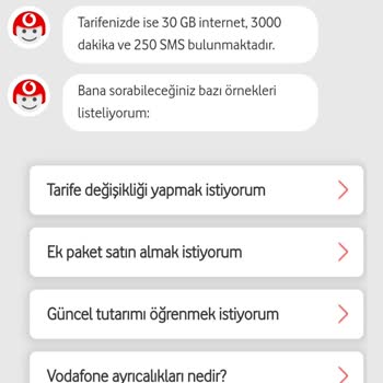 Vodafone Red'li Özel 30gb Ultra Paketi