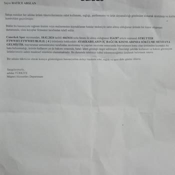 Adidas Spor Ayakkabısı 1.5 Ayda Deforme Oldu