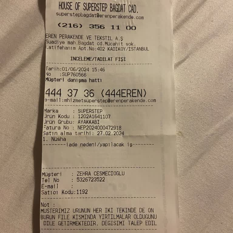 House Of Superstep Ve Asics Gel 1130 Modeli Yırtılma