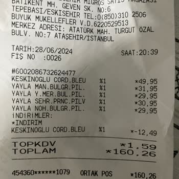 Yayla Bakliyat Bozuk Şehriyeli Pilav