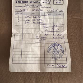 İstikbal Bayisi Ürün Teslim Edilmemesi