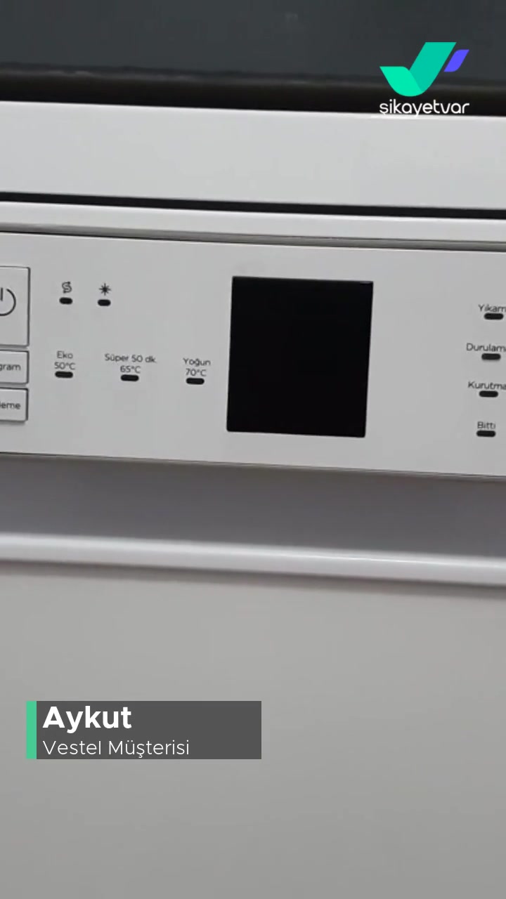 Vestel Bulaşık Makinesi Arızası videonun kapak resmi