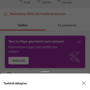 Vodafone Taahhüt Şartlarına Uymuyor