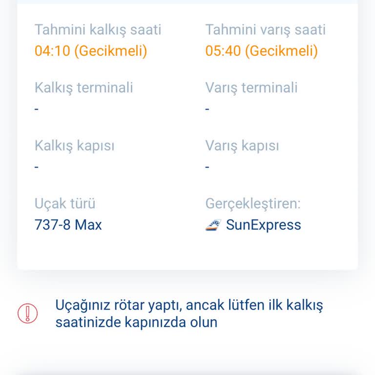 Sunexpress Uçuş Ertelemeleri Yolcuları Mağdur Ediyor