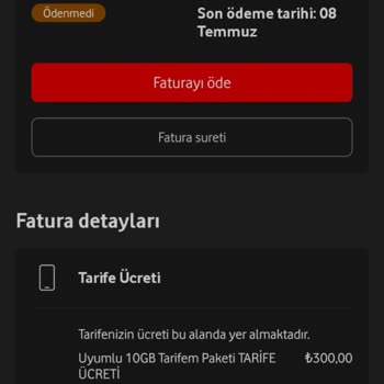 Vodafone Tarife Ücretleri Saçmalığı