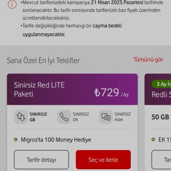 Vodafone Tarife Ücretleri Saçmalığı