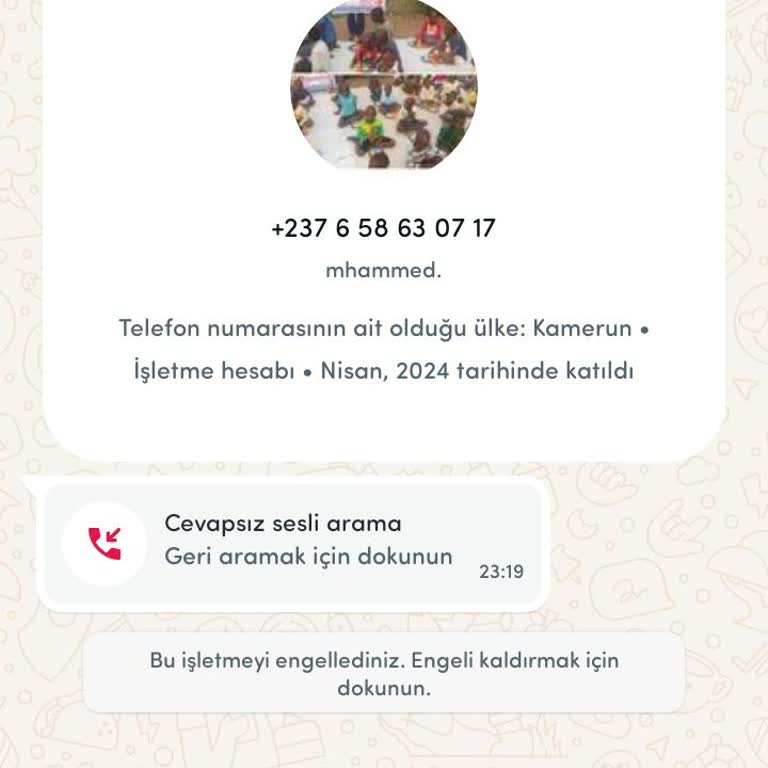 WhatsApp Yurt Dışı Kamerun