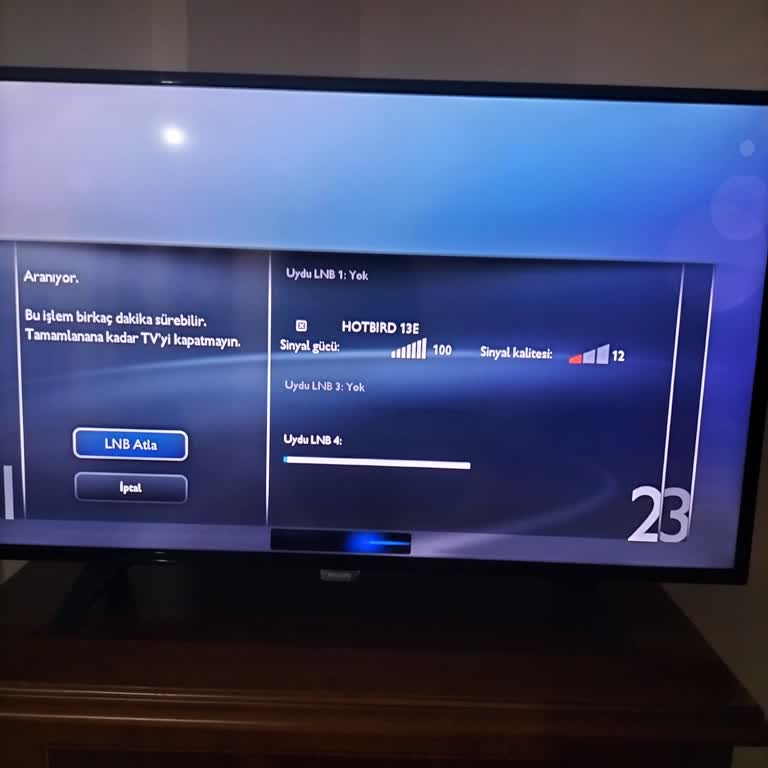 PHILIPS TV TÜRKSAT'ı Bulamayan Philips