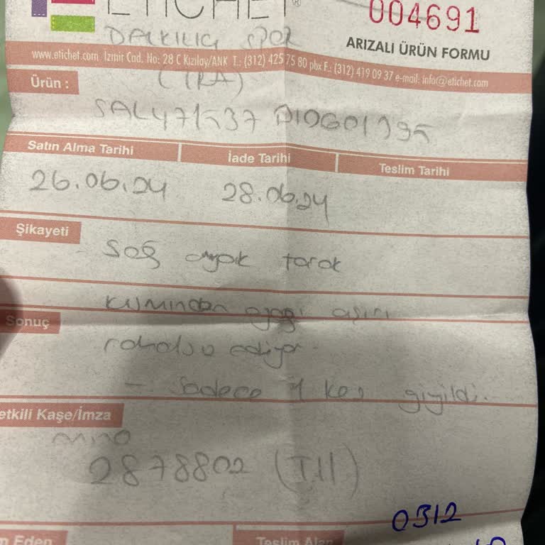 Salomon Spor Ayakkabısı Sorunu