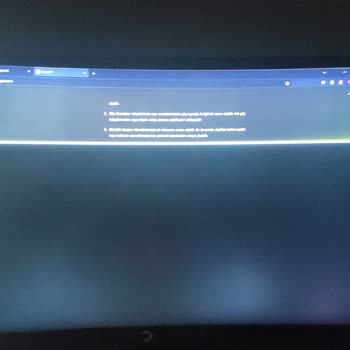 Gamepower Marka Monitörümde Ekran Sorunu: Çizgiler Ve Kararma