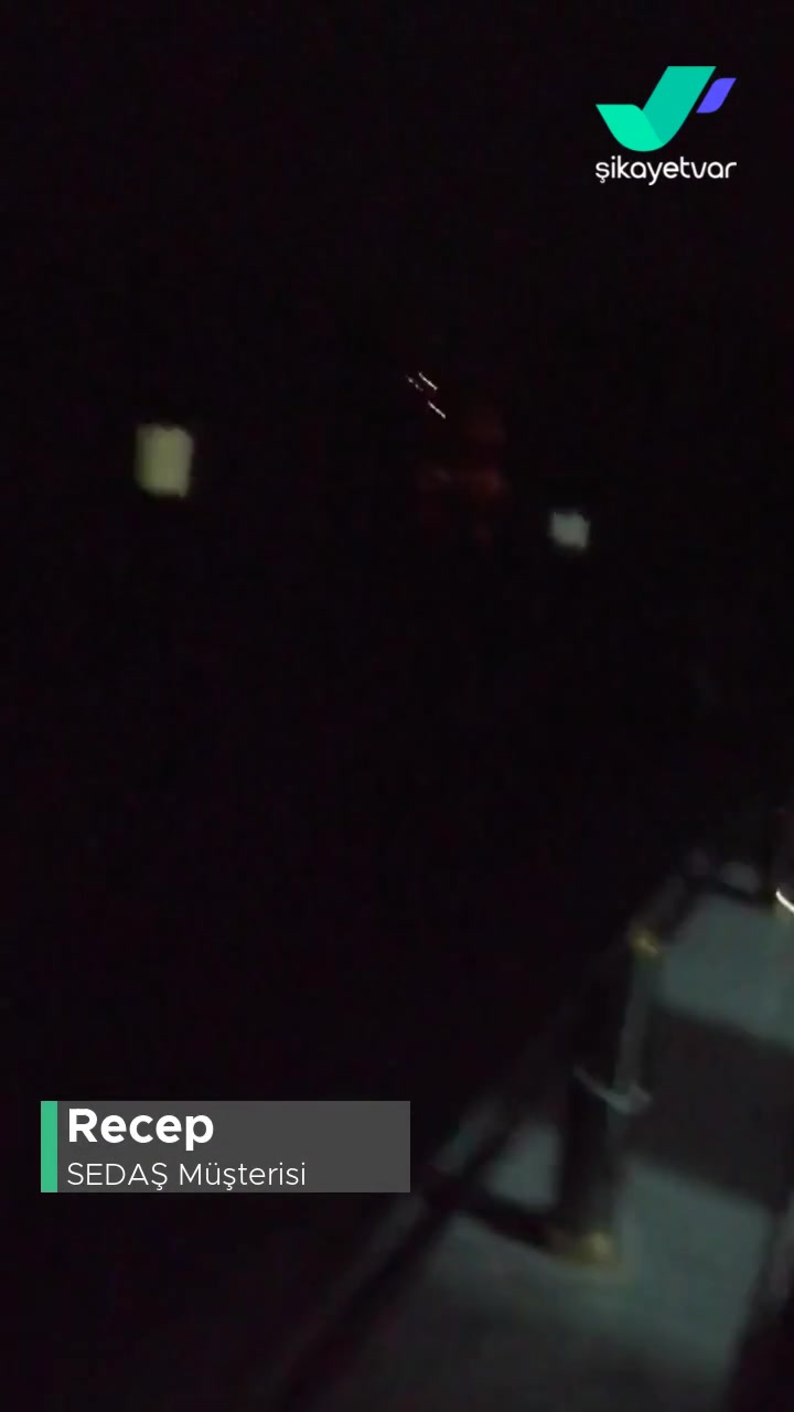 SEDAŞ'a Bağlı İlçede Sokak Lambası Yanmıyor! videonun kapak resmi