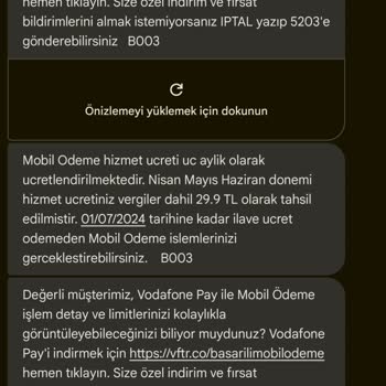 Vodafone Benim Bilgim Ve Onayım Olmadan Vepaş Ve Apple Dan Ürün Alınmıştır.