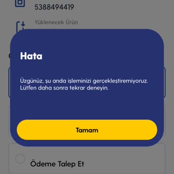 Turkcell Mobil Uygulaması - Paket Yükleme