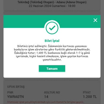 Metro Turizm İademizi Artık Yapar Misin?