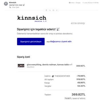 Kinnsich 20 Gündür Siparişim Gelmiyor, Instagram'dan Mesajlarıma Dönüş Yok