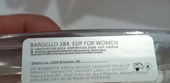 Çözüldü: Bargello Perfume Bargello 384 Bildiğiniz Hiç Koku Yok - Şikayetvar