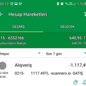 Scannero Hesabım Dan Habersizce Para Çekiliyor