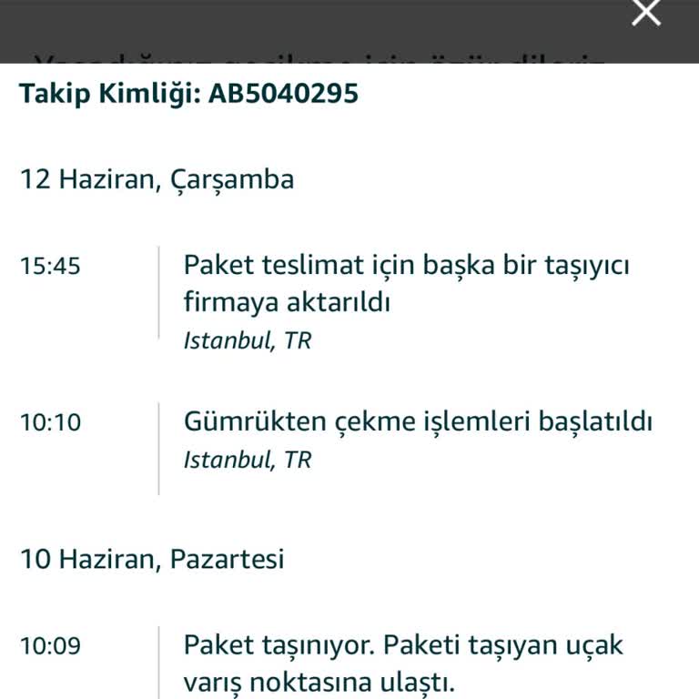 Amazonun Başıboş Teslimat Süreci