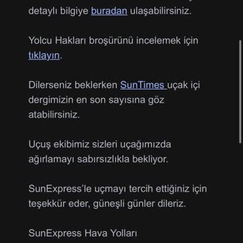 Sunexpress 13 Saat Uçuş Rötarı