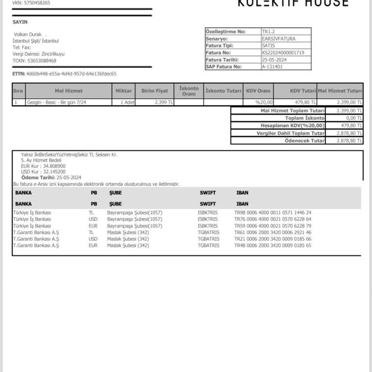 Kolektif House İlgisizlik Ve Haksız Çekilen Ücret