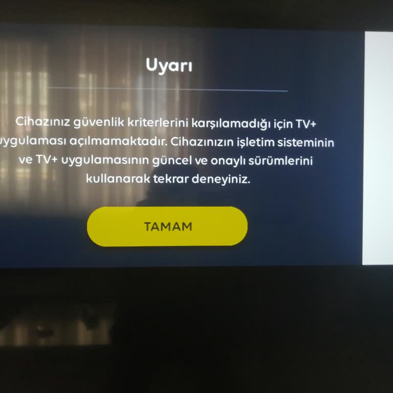 Onvo TV, TV Plus'ı Açmıyor