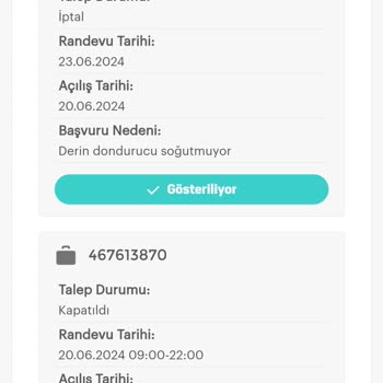 Arçelik Servisinden Memnuniyetsizlik Ve Çözüm Eksikliği