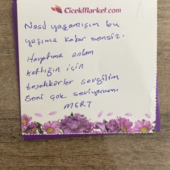 Çiçekmarket.com Müşteriye Verilen Değer