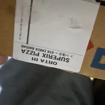 Domino's Pizza Malzeme Eksikliği Ve Soslu Pizza Gönderimi