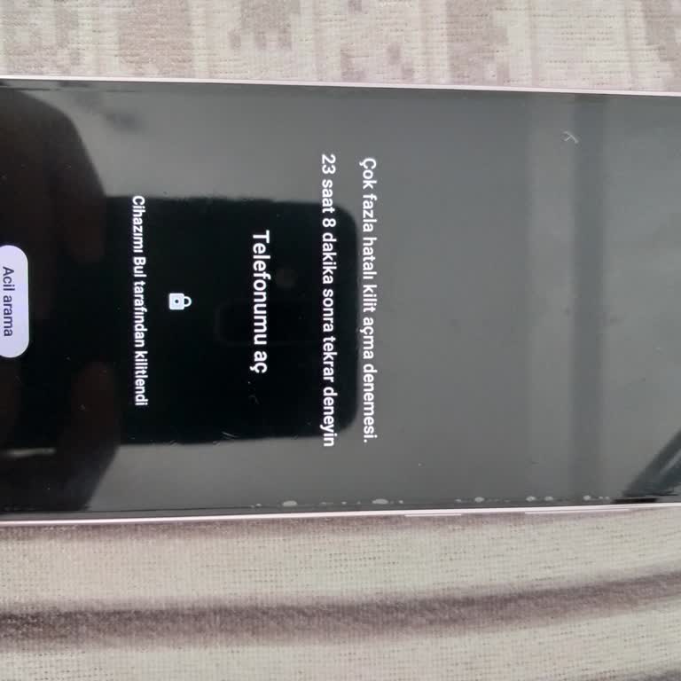 Samsung Telefon S23 Sorunları. Telefon Ekran Kilidini Kabul Etmiyor