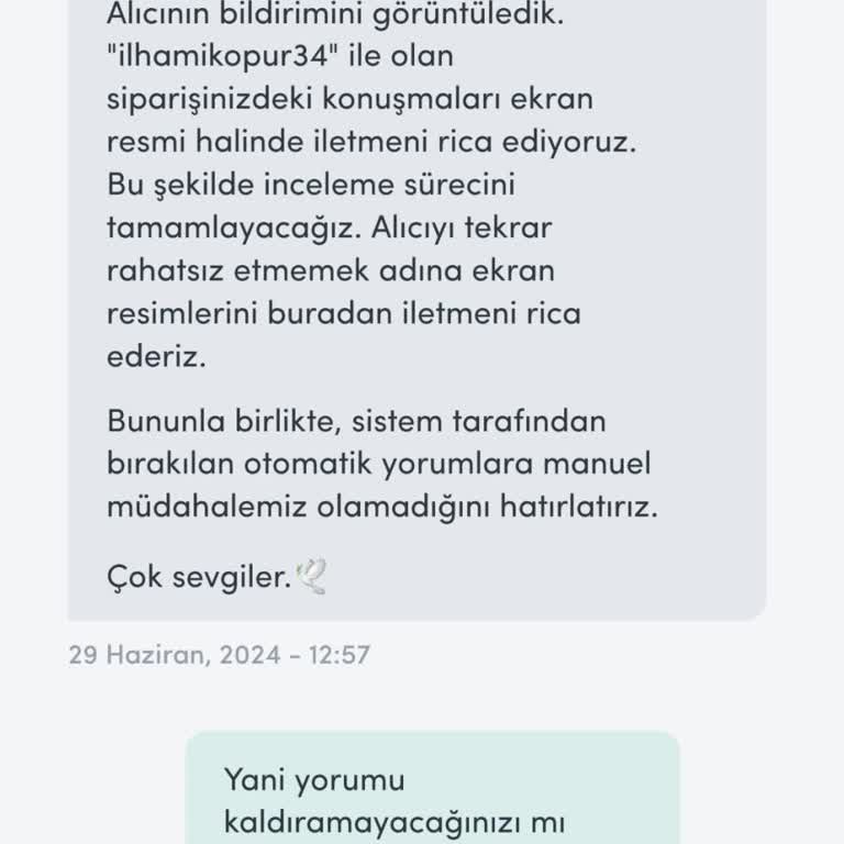 Bionluk Haksız Yere Otomatik Düşük Yorum Yapıyor