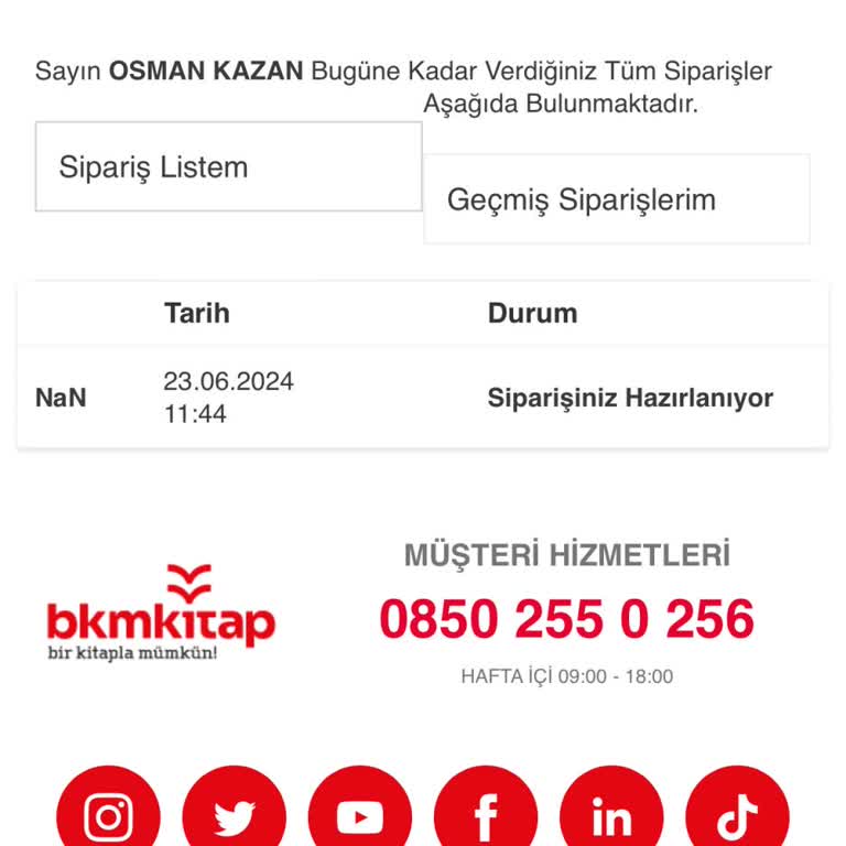 BKM Kitap Teslimat