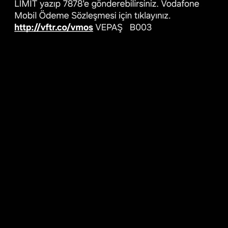 Vodafone Pay İzinsiz Satın Alma
