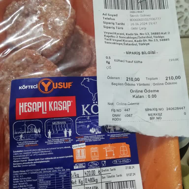 Getir Eksik Köfte Siparişi Ve İlgisizlik
