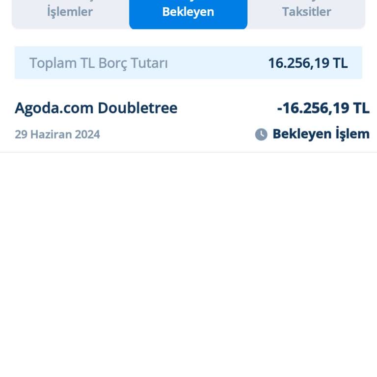Agoda.com İptal Edilen Rezervasyon