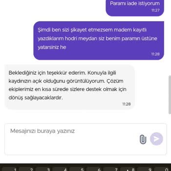 Gelmeyen Sipariş Haksız Yere Alınan Ücret Getir Rezaletliği.