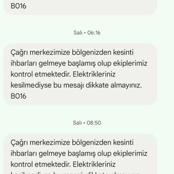 Aksa Elektrik Satış A.Ş. Aksa Elektrik Perakende Satış A. Ş. Sürekli Elektrik Kesintisi