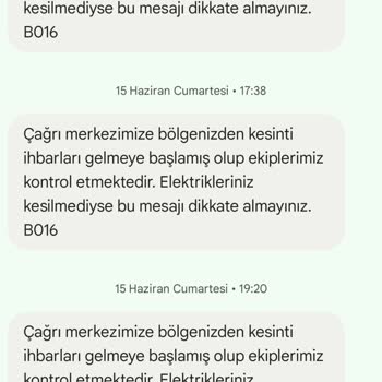 Aksa Elektrik Satış A.Ş. Aksa Elektrik Perakende Satış A. Ş. Sürekli Elektrik Kesintisi