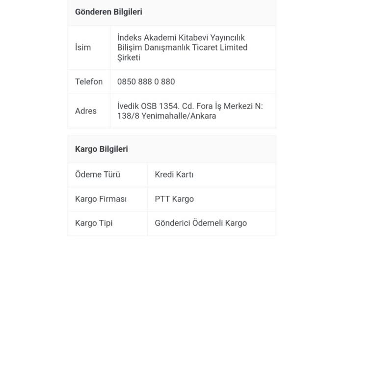 İndeks Kitap Kargomu Sipariş Edeli Kaç Gün Oldu Hala Hazırlanıyor Diyor