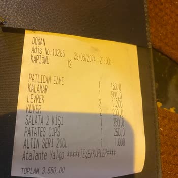 Atalante Yalço'nun Yeri Cunda'da Kalitesiz Ve Pahalı Bir Deneyim