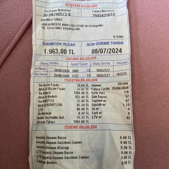İSKİ Faturam 3 Katı Geldi