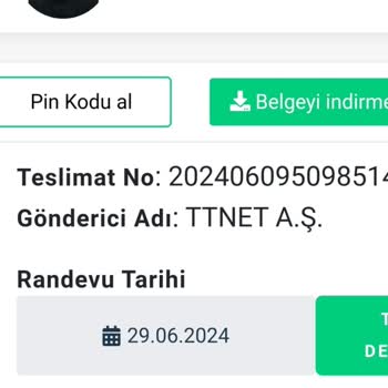 Dijital Kurye Türk Telekom'dan Aldığım Ev İnterneti İçin Kurye Gelmiyor.