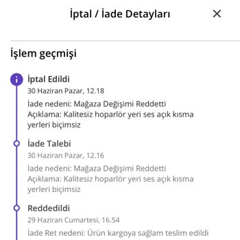 N11 İade Reddediyor Satıcı