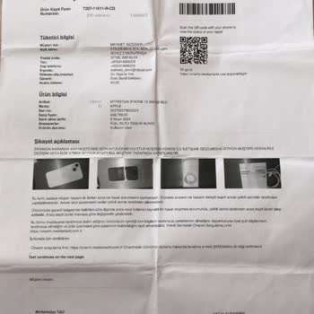 iPhone Apple Servisinin Ayıplı Ürünü Kabul Etmemesi