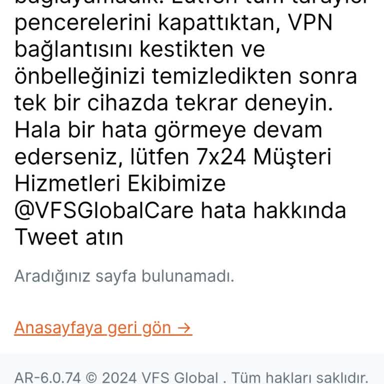 Vsf Global Fransa Kayıt Olamıyorum