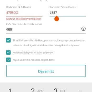 BKM Express Kartımı Kabul Etmiyor