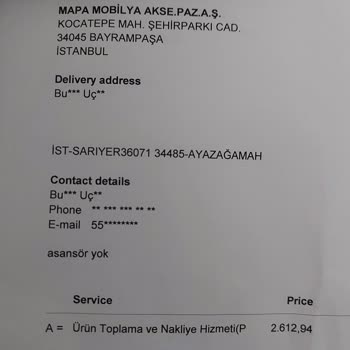 IKEA Bayrampaşa Mağazası Nakliye Ürünleri Kapıya Atıp Gitti