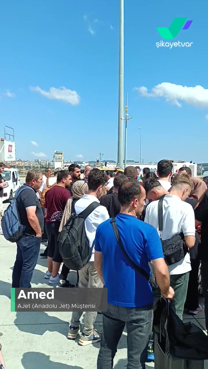 Ajet (Anadolu Jet) Uçuş Ertelenmesi Ve Teknik Arıza Denilerek Vatandaşı Mağdur Etmek videonun kapak resmi