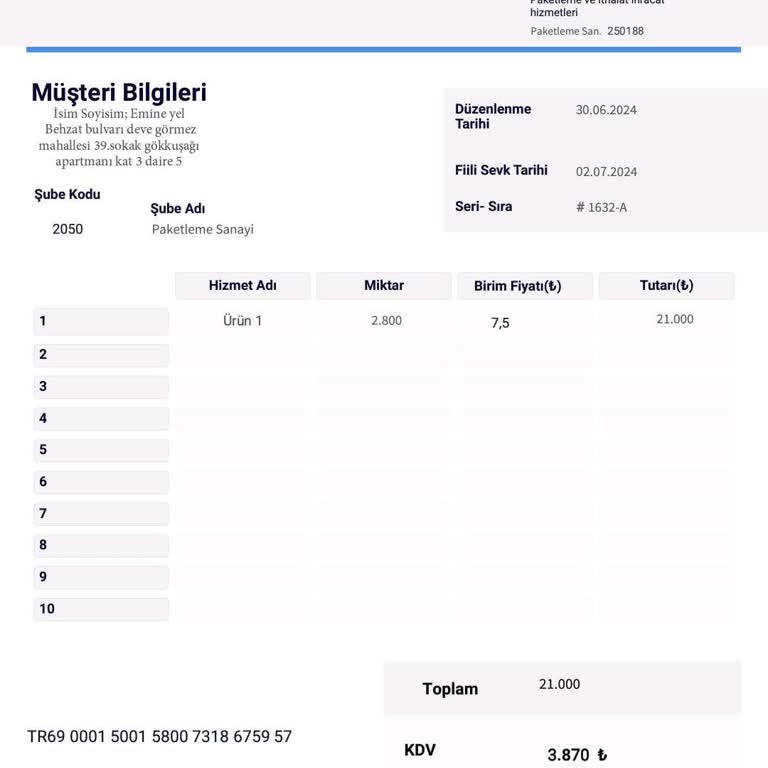 Paketlemeacentesi (Instagram) Kişisel Bilgilerimin Güvenliği Ve İzinsiz Kullanımı Hakkında Önemli Uyarı