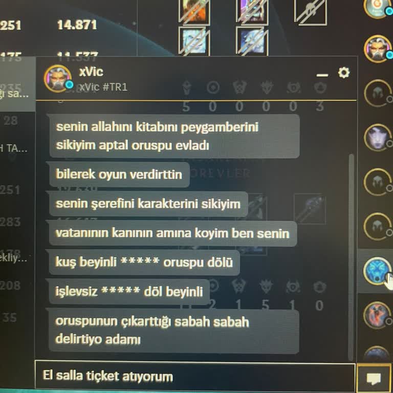 League of Legends Hakaret Ve İnanca Küfür